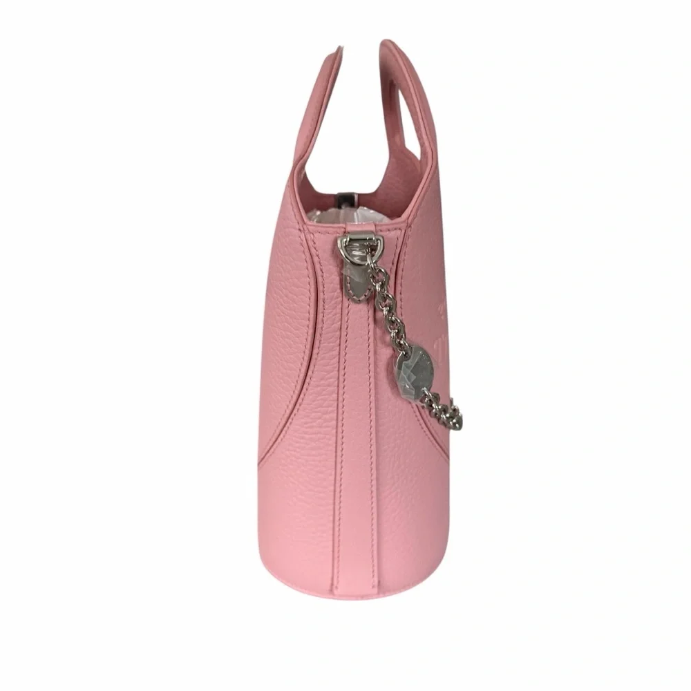 Tiffany & Co. Return to Tiffany’s Leather Pink Crossbody Pochette Bucket Bag NWT